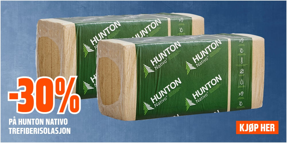 Hunton Nativo trefiberisolasjon