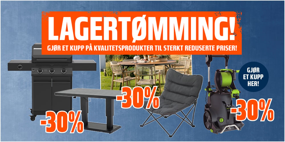 Lagertømming!
