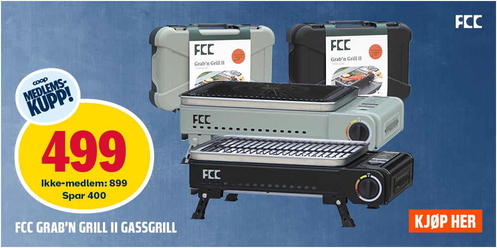 FCC Grab`N`Grill II gassgrill