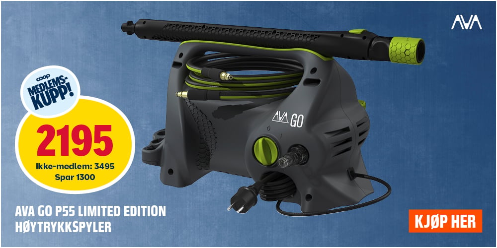 AVA Go P55 Limited Edition høytrykkspyler