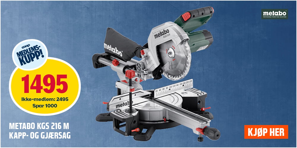 Metabo KGS 216 M kapp- og gjærsag