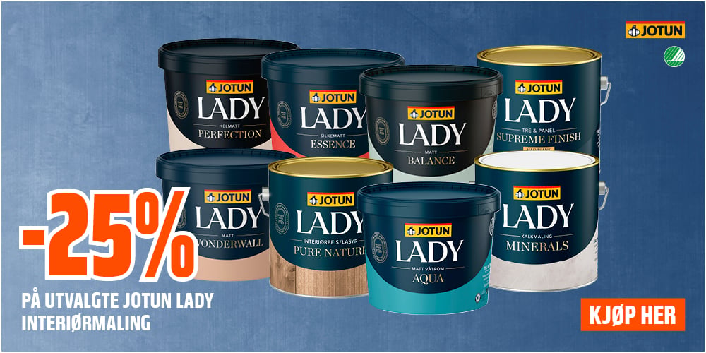 Utvalgte Jotun Lady interiørprodukter