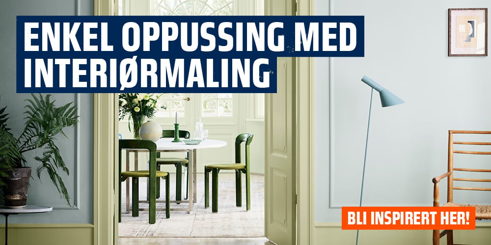Enkel oppussing med interiørmaling