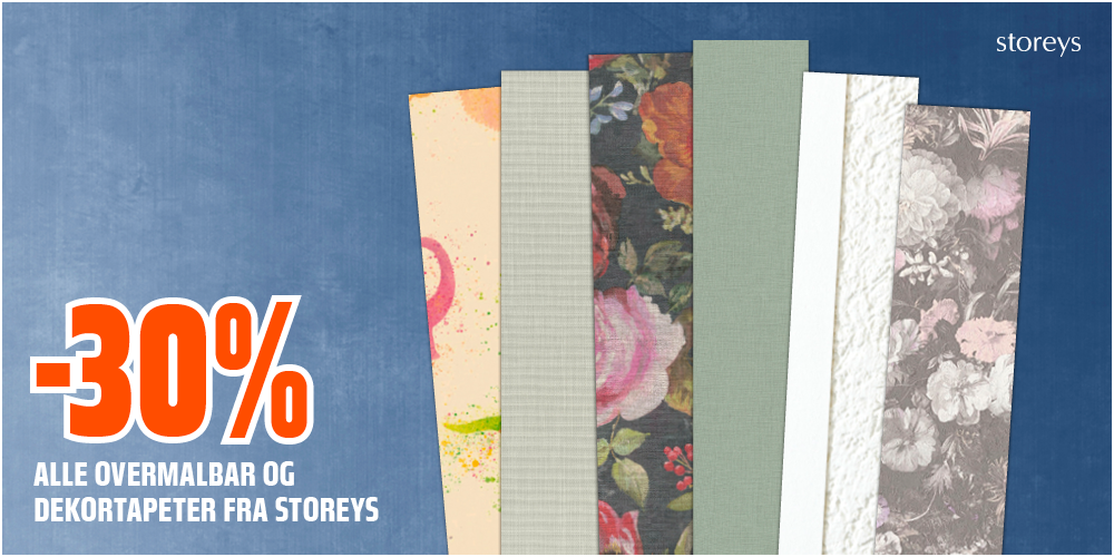Alle overmalbare og dekorplater fra Storeys
