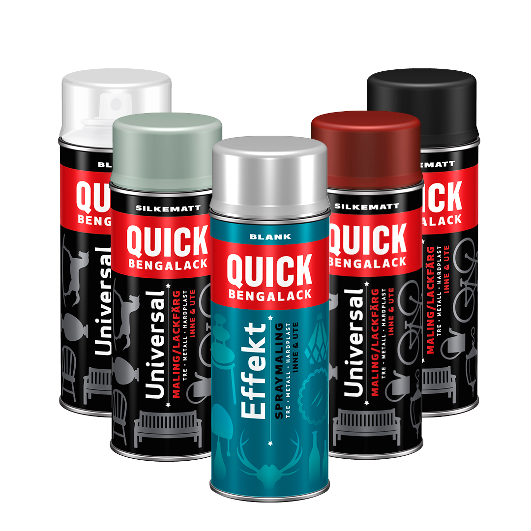 Quick Bengalack Universal silkematt spraylakk