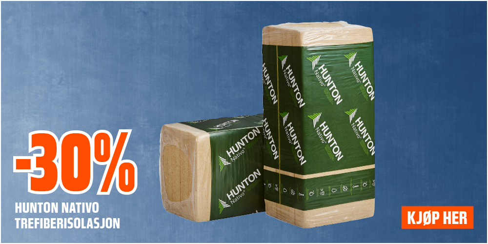 HUNTON NATIVO TREFIBERISOLASJON