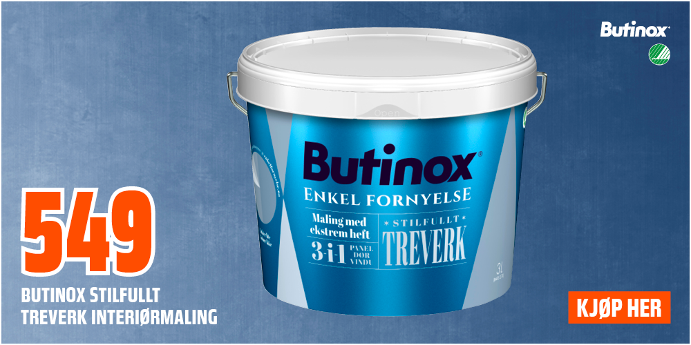 Butinox Stilfullt Treverk 40/halvblank interiørmaling