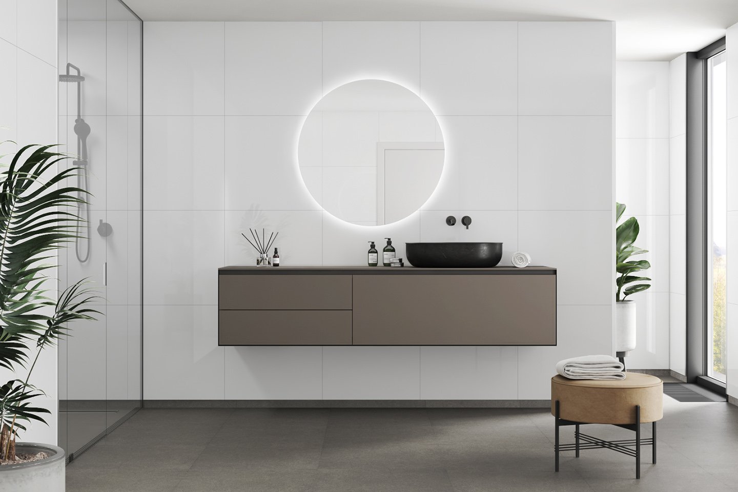 Fornyelse av badet med veggpanel