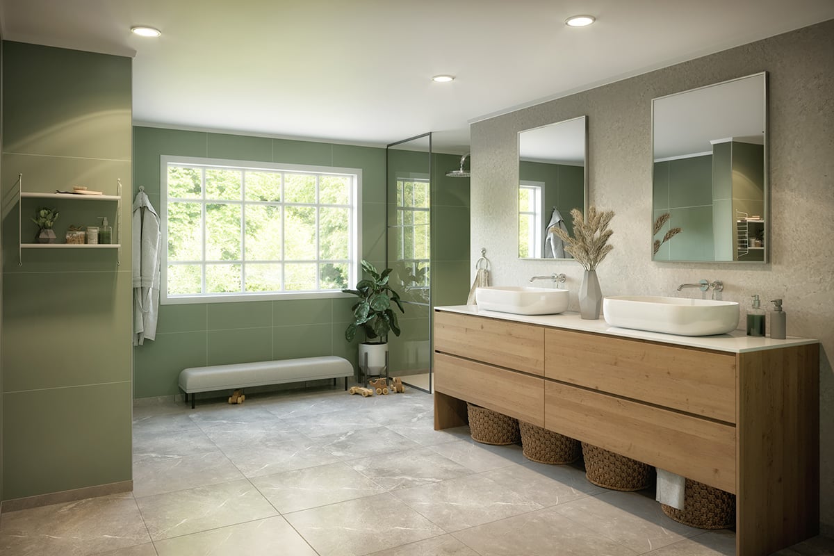 Fibo veggpanel Olive Green and Sahara.jpg