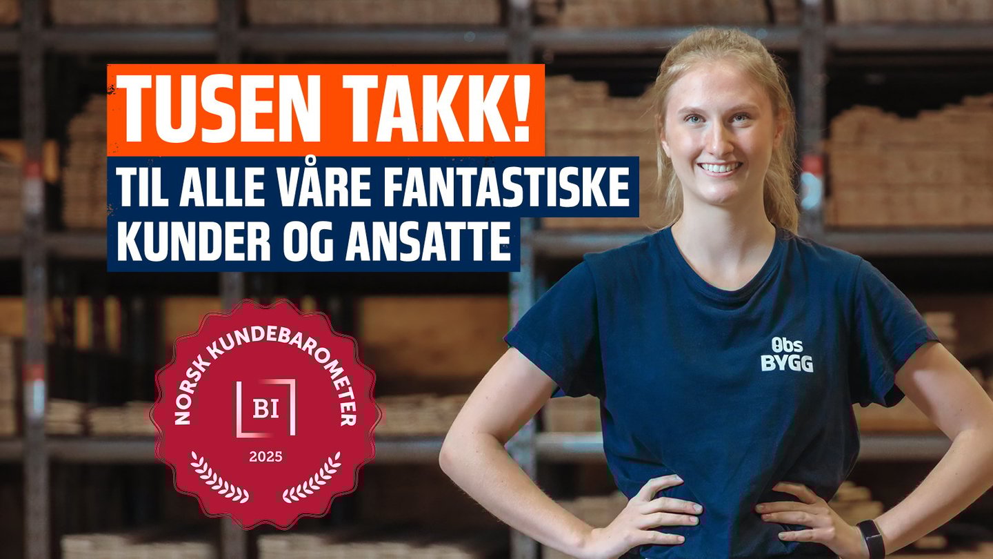 Vi har Norges mest fornøyde kunder - igjen i 2025