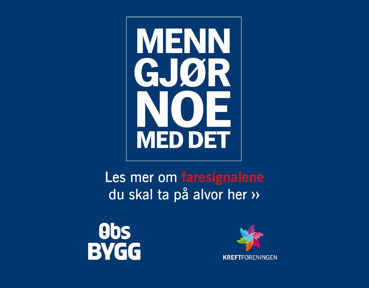Menn gjør noe med det banner