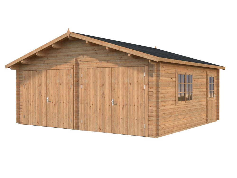 Palmako Roger 28,4 garasjebod med 2 doble porter