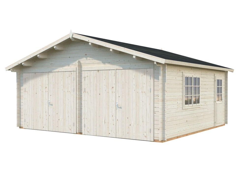 Palmako Roger 28,4 garasjebod med 2 doble porter