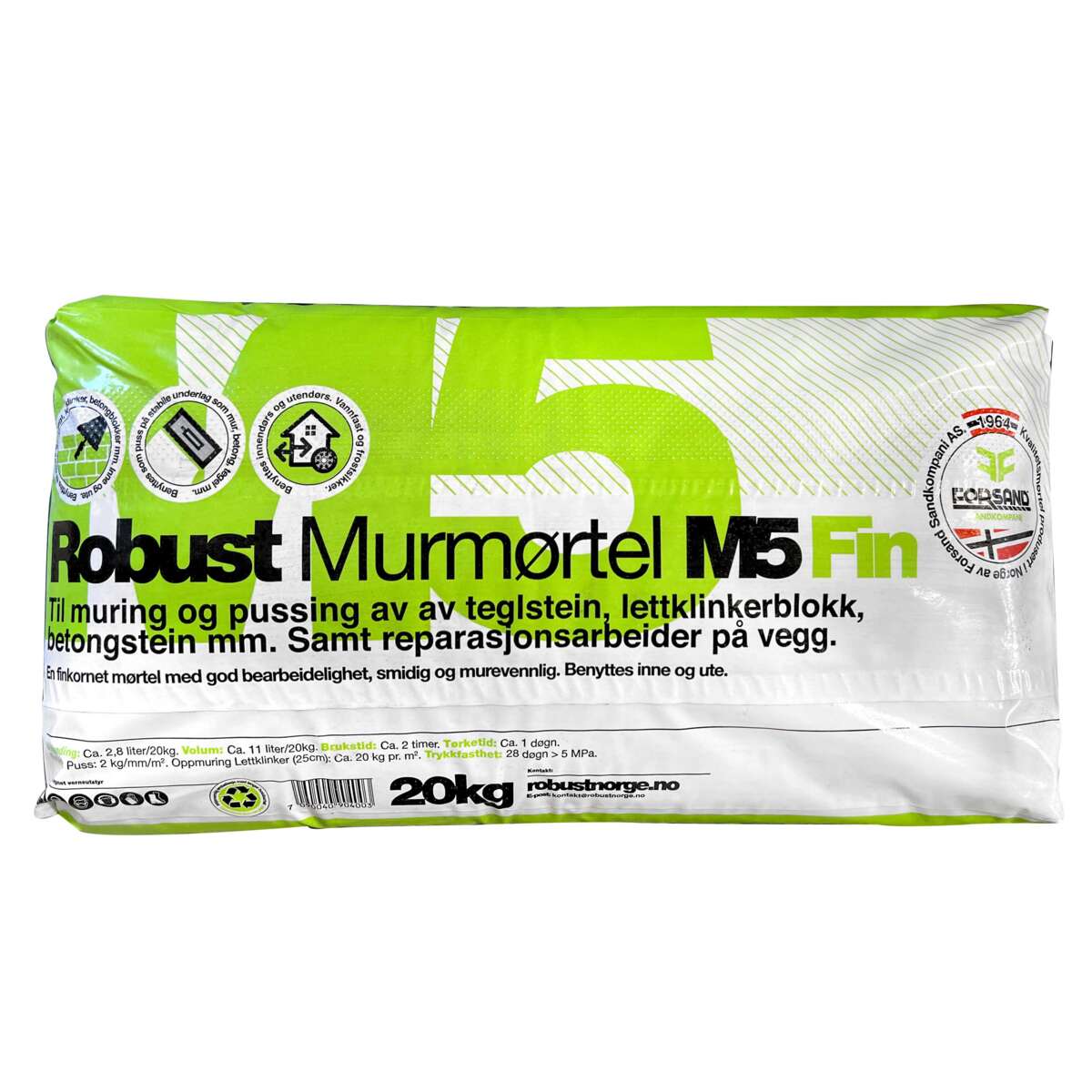 Robust Muremørtel M5 Fin