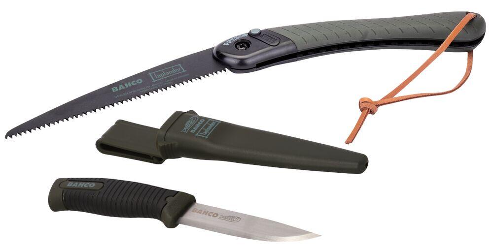 Bahco Laplander sammenleggbar tursag + kniv