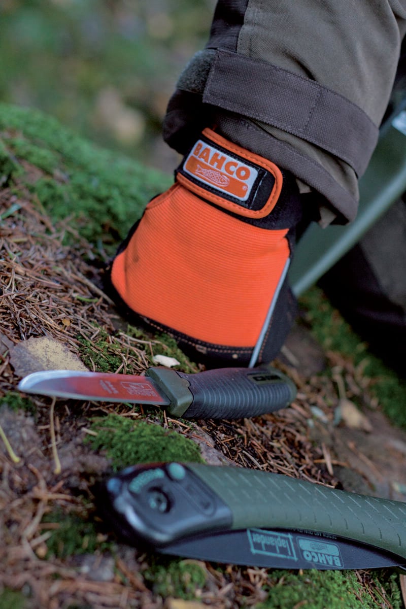 Bahco Laplander sammenleggbar tursag + kniv