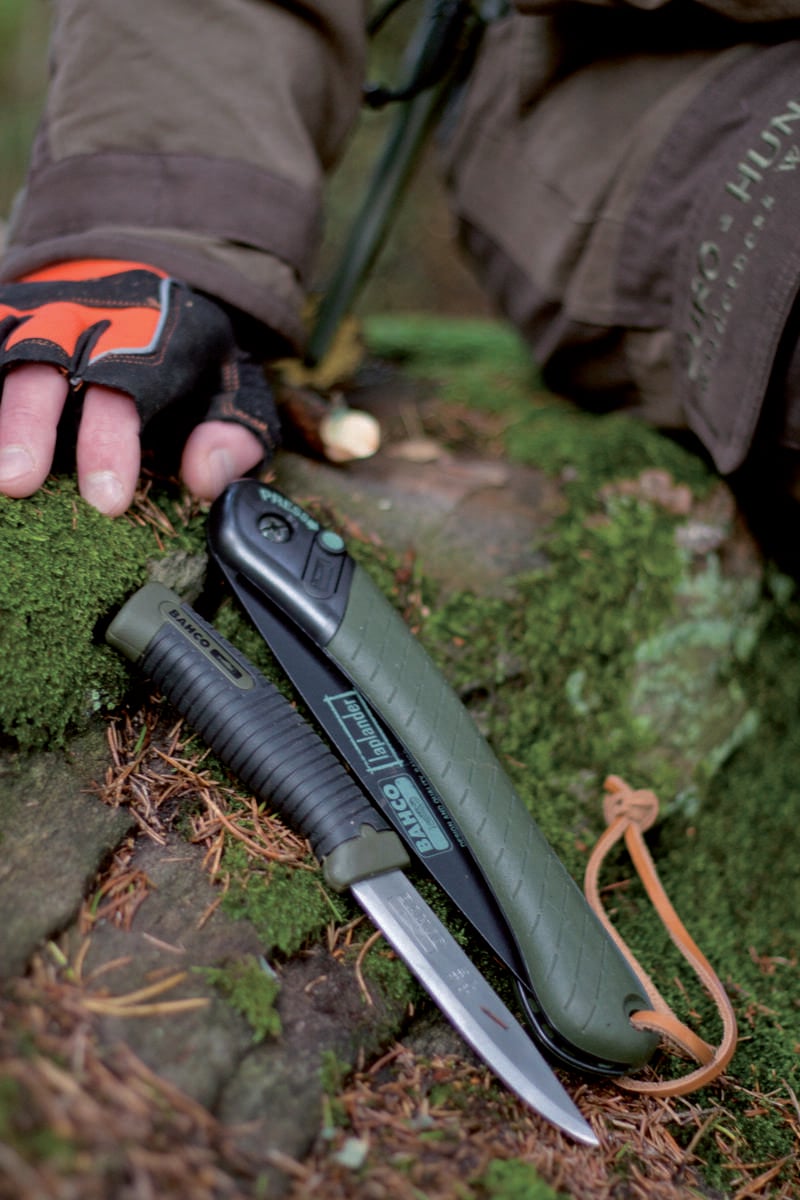 Bahco Laplander sammenleggbar tursag + kniv