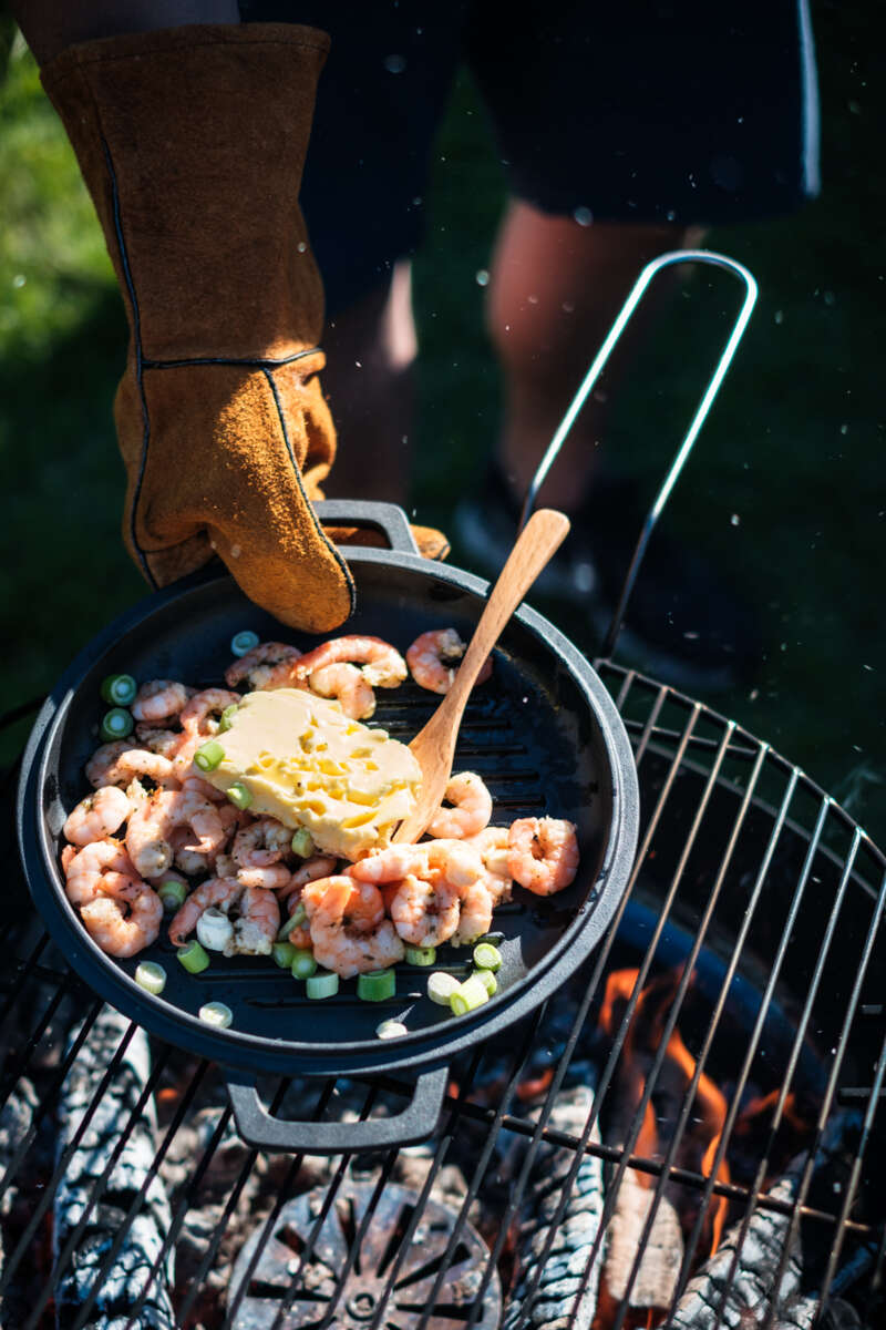 Espegard støpejernssett til bål