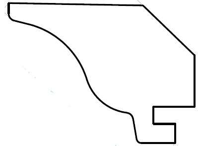 Taklist Bildis BH03 malt furu