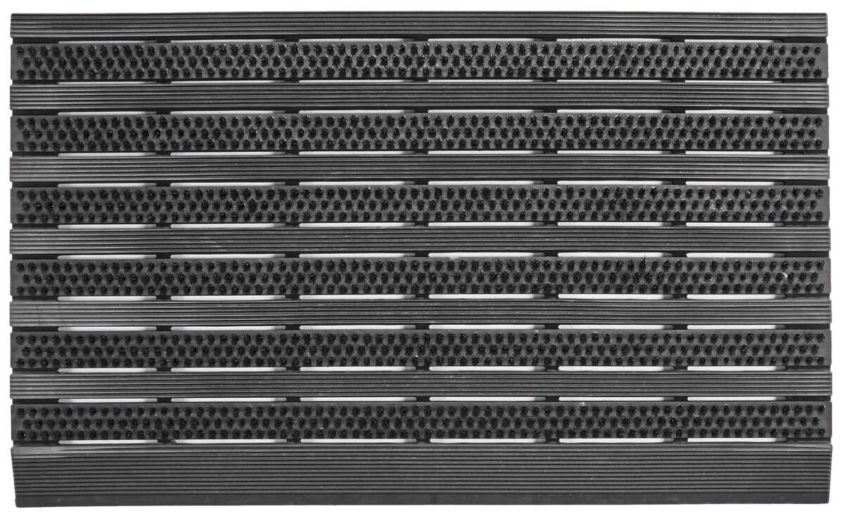 Grand svart 46x76 dørmatte