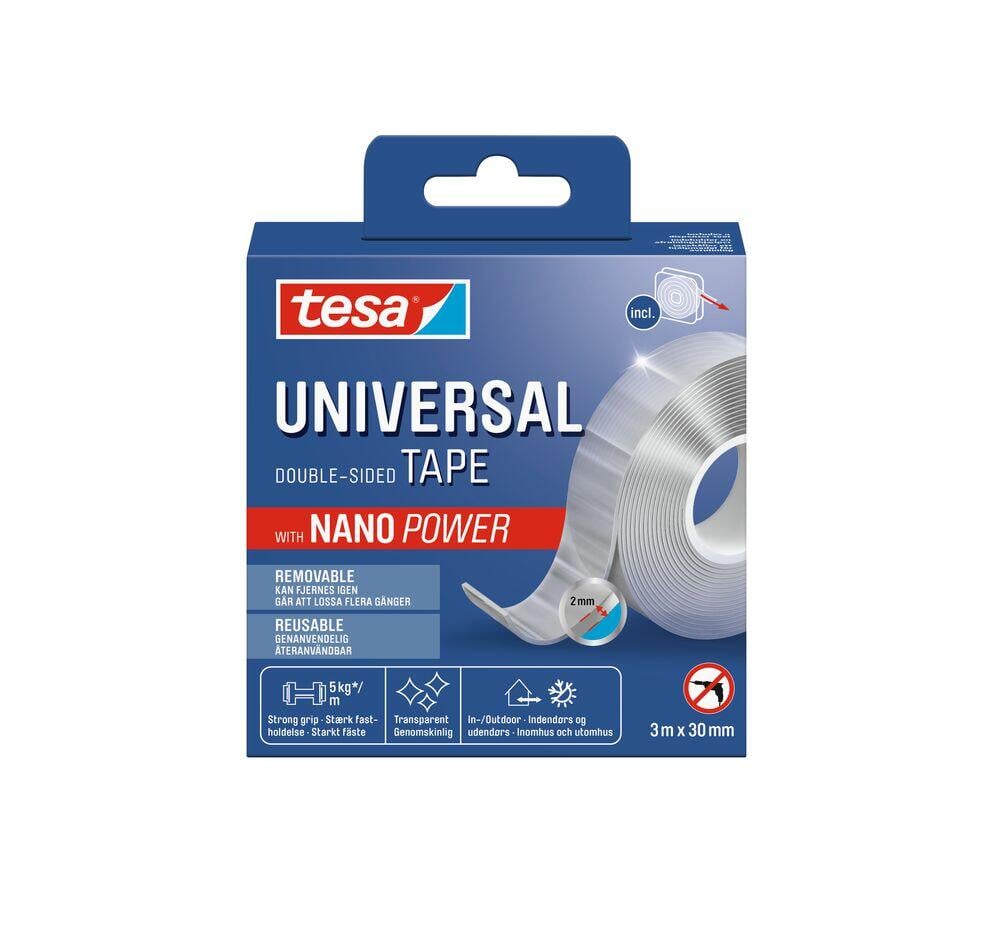 Tesa Nano monteringstape 3Mx30mm