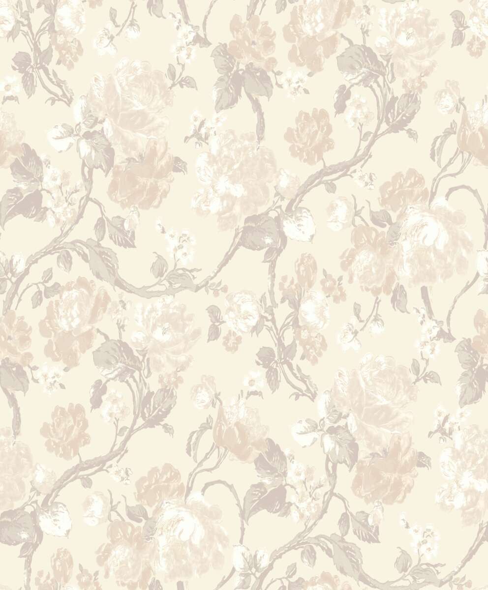 Classic blomstret fibertapet