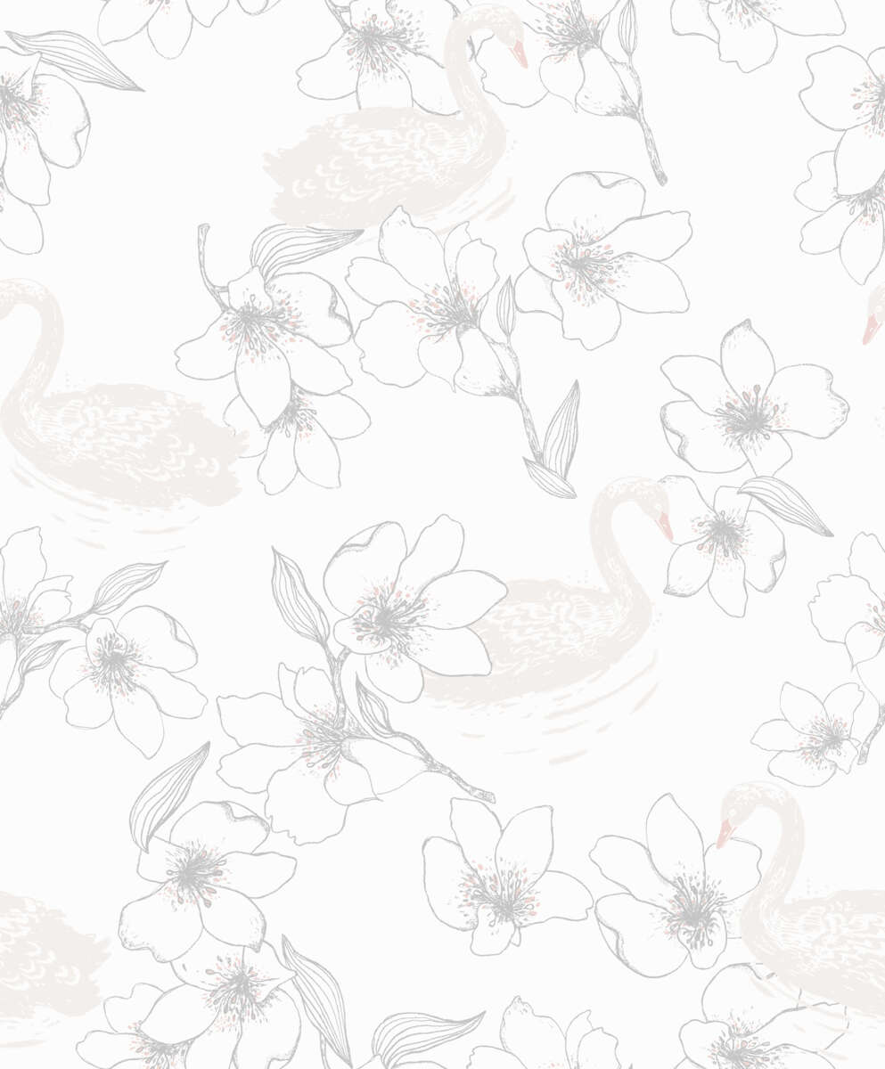 Classic blomstret fibertapet