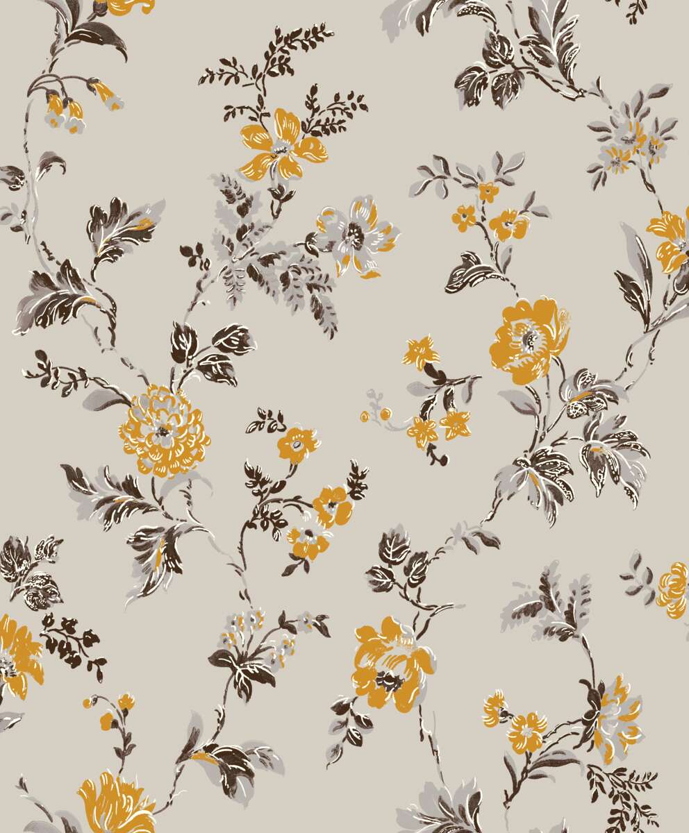 Classic blomstret fibertapet