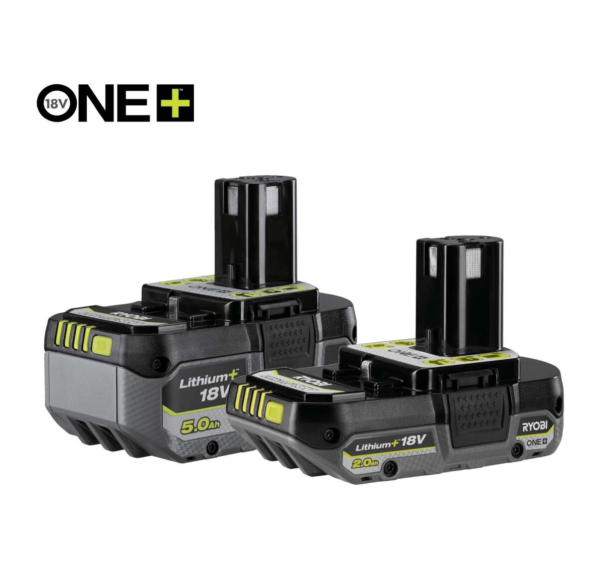 Ryobi RB18252 2.0 + 5.0 Ah batteri sett
