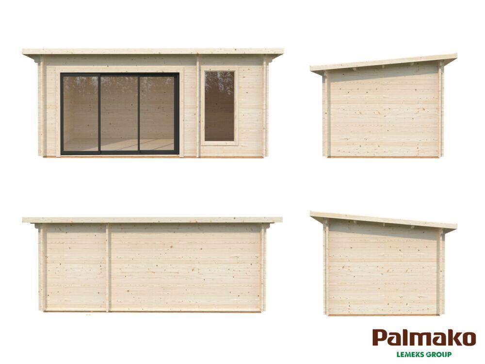 Palmako Badstuhytte Sanna 12.8 m2 SLIDE+