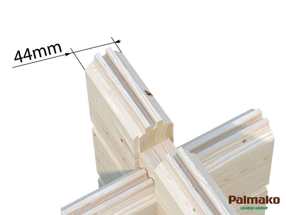 Palmako Badstuhytte Sanna 12.8 m2 SLIDE+