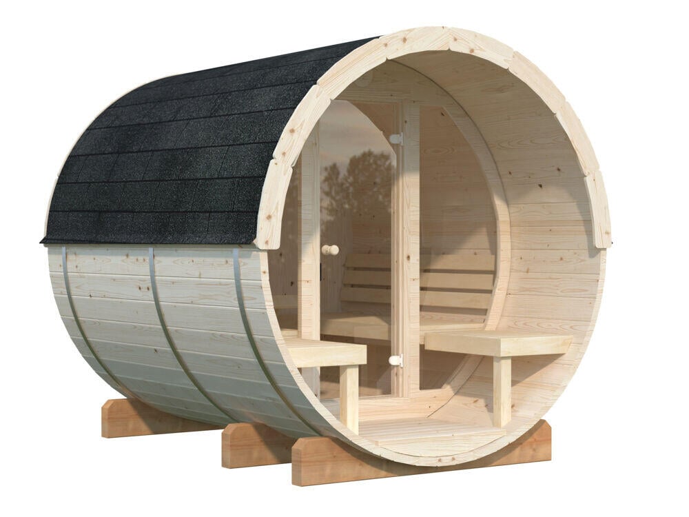 Palmako Badstutønne Anita 1.3+0.7 m2