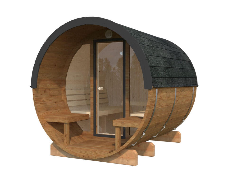 Palmako Badstutønne Anita 1.3+0.7 m2