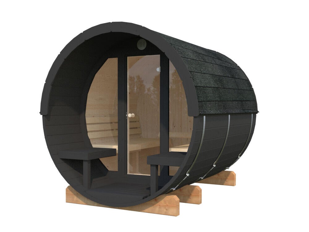 Palmako Badstutønne Anita 1.3+0.7 m2