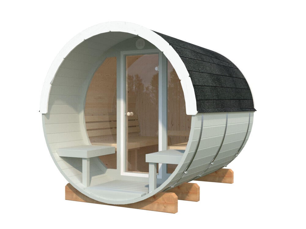 Palmako Badstutønne Anita 1.3+0.7 m2