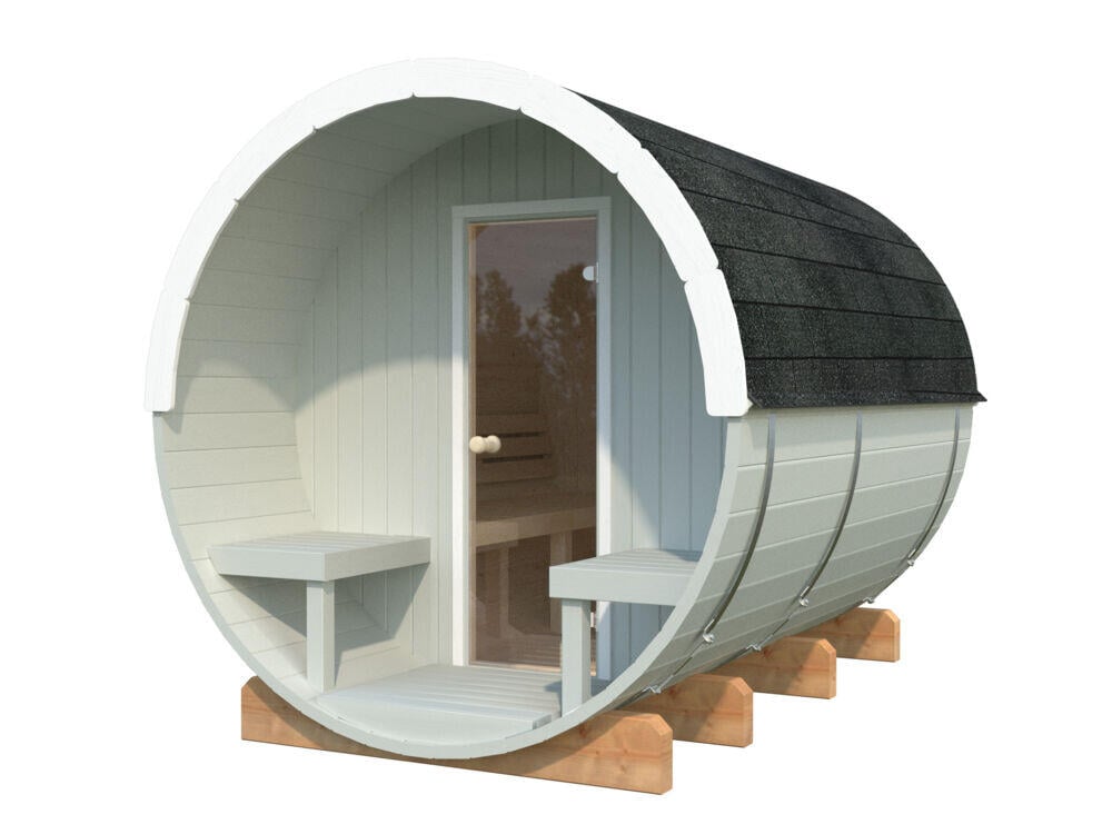 Palmako Badstutønne Anita 1.6+0.7 m2