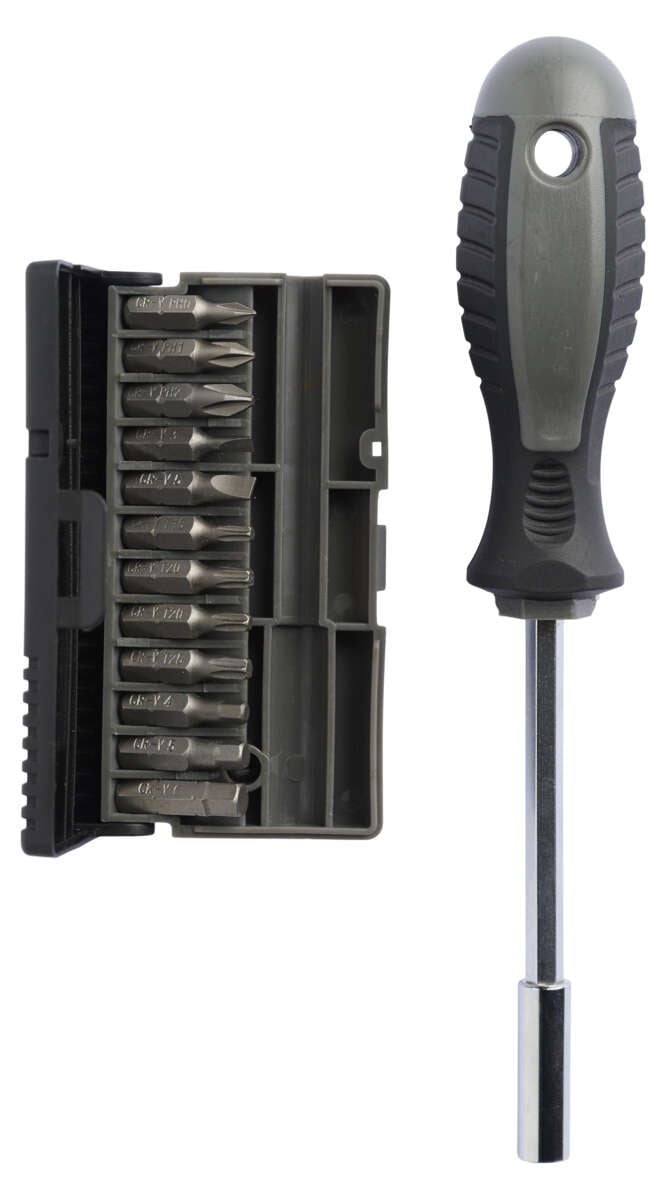 Probuilder skrutrekker og 12 bits