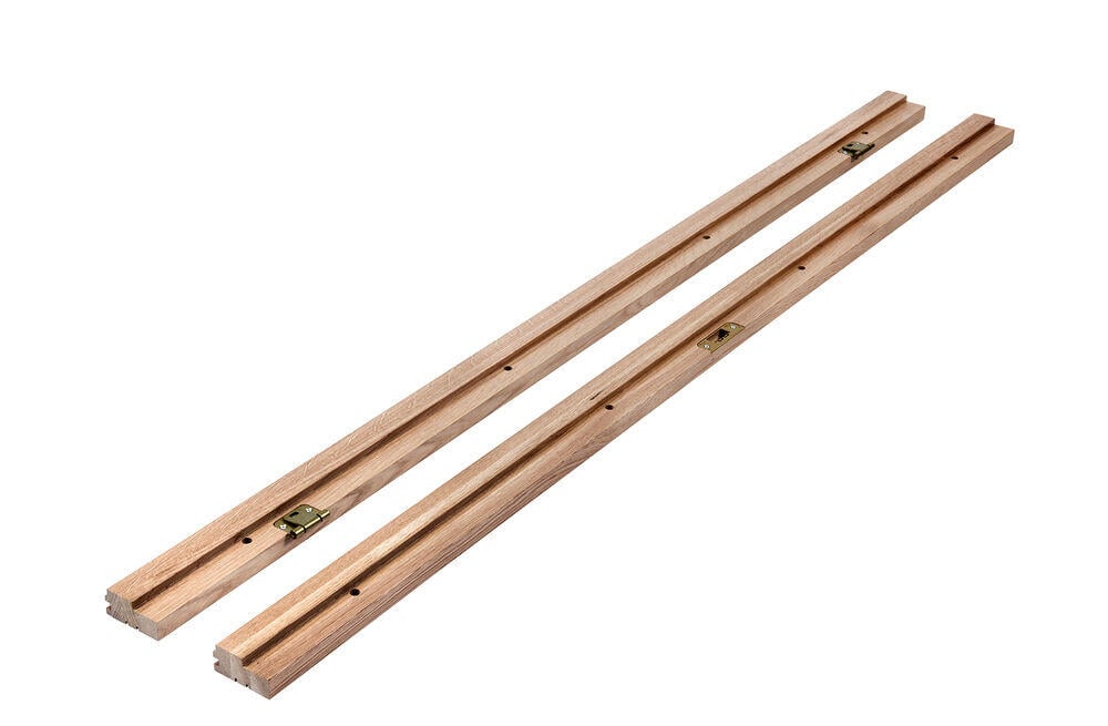 Harmonie eik sidevanger med dempelist 2-pk