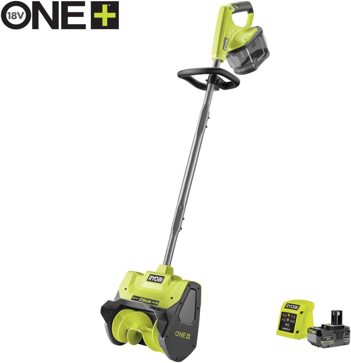 Ryobi ONE+™ RY18STA25A-140 snøslynge m/batteri