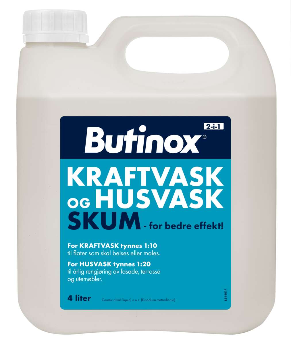 Butinox kraftvask og husvask skum
