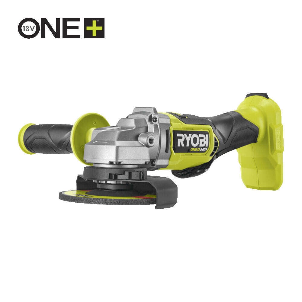 Ryobi ONE+™ HP RAG18X125-0 18V vinkelsliper u/batteri