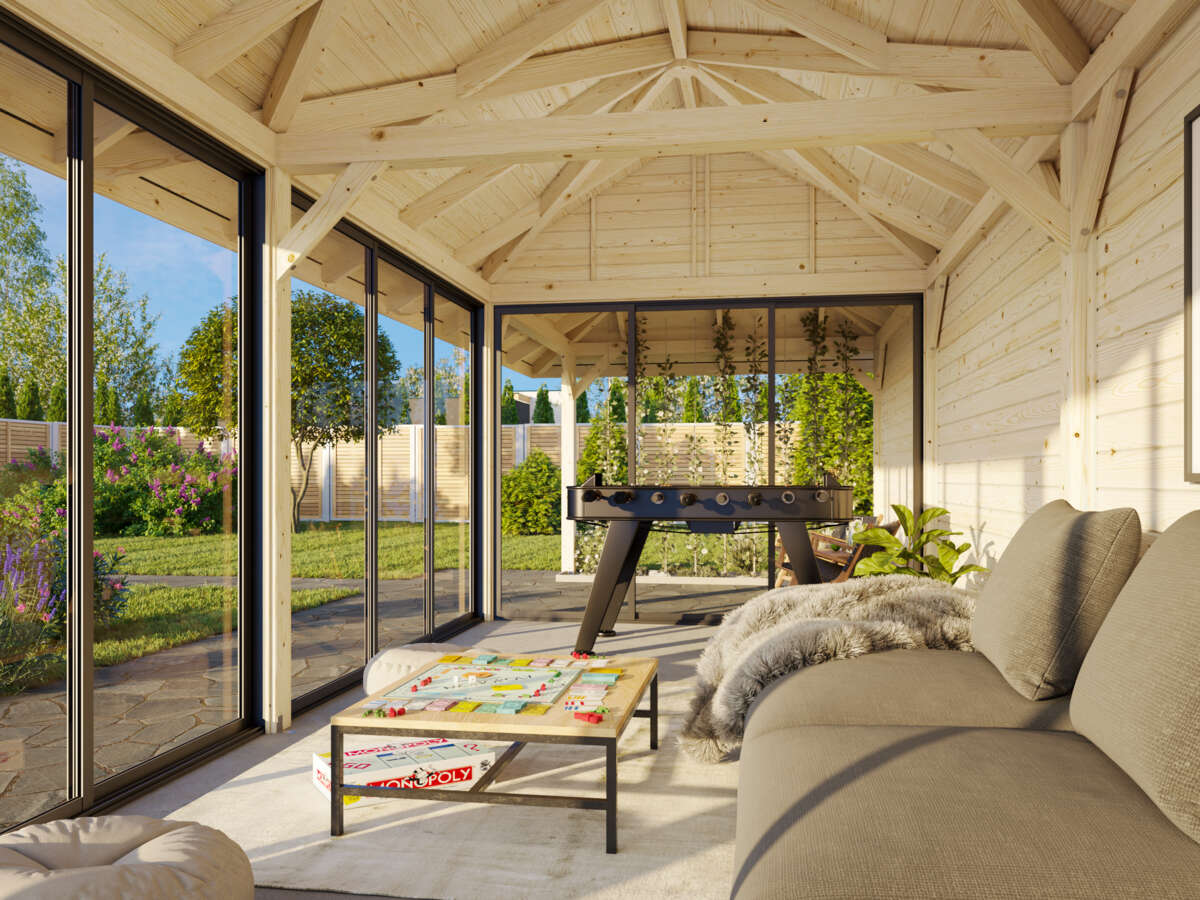 Palmako Bianca 218 hagestue 24,9 m²