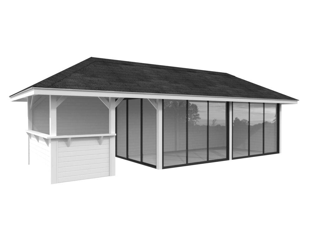 Palmako Bianca 219 hagestue 24,9 m²