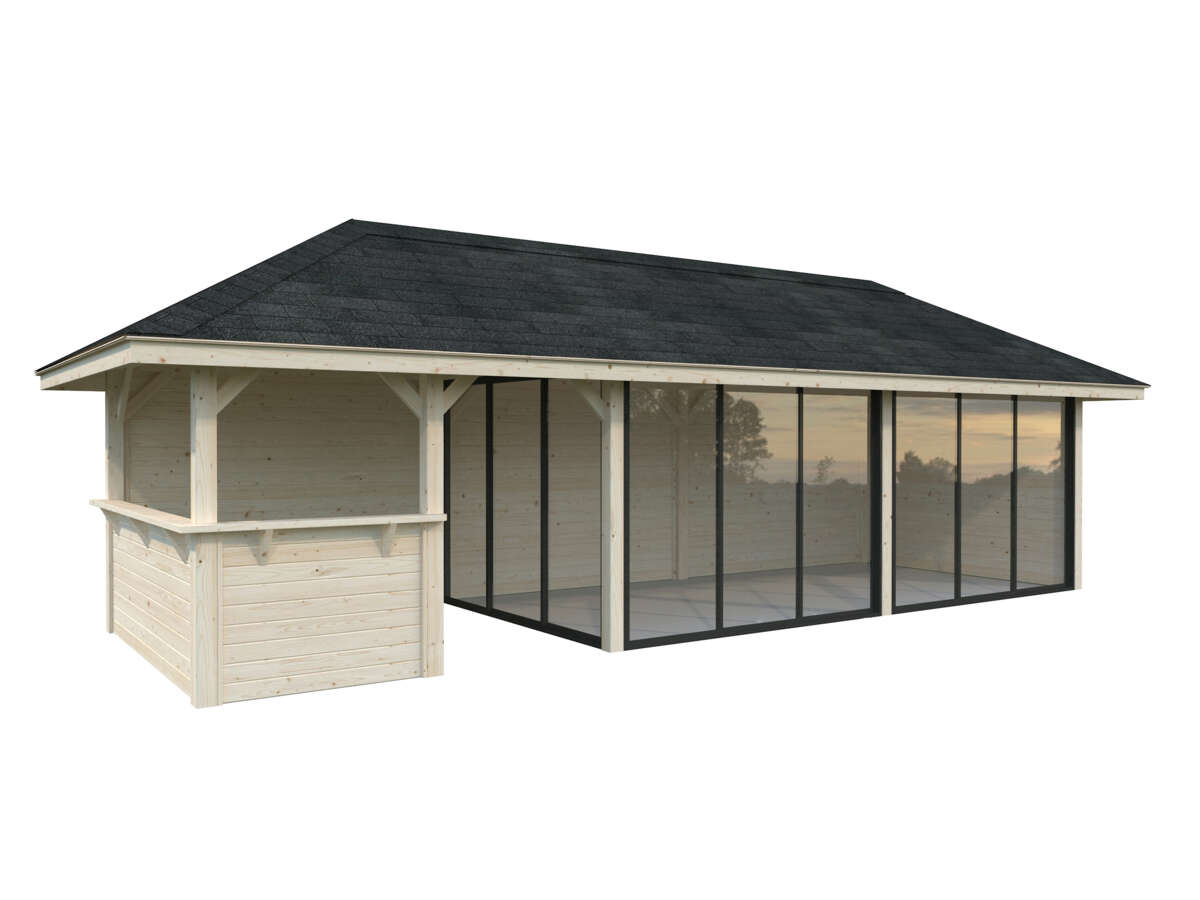 Palmako Bianca 219 hagestue 24,9 m²