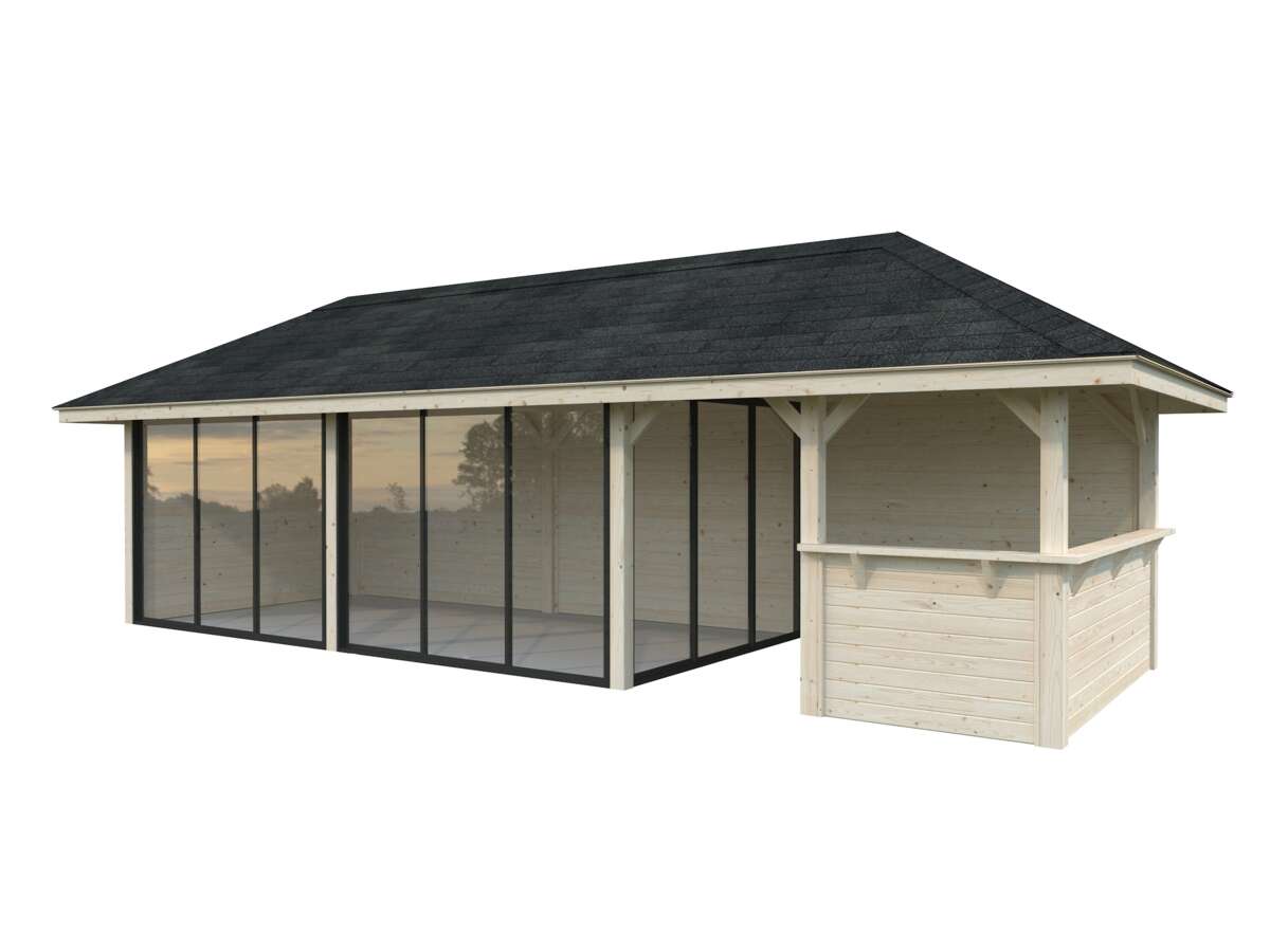 Palmako Bianca 219 hagestue 24,9 m²