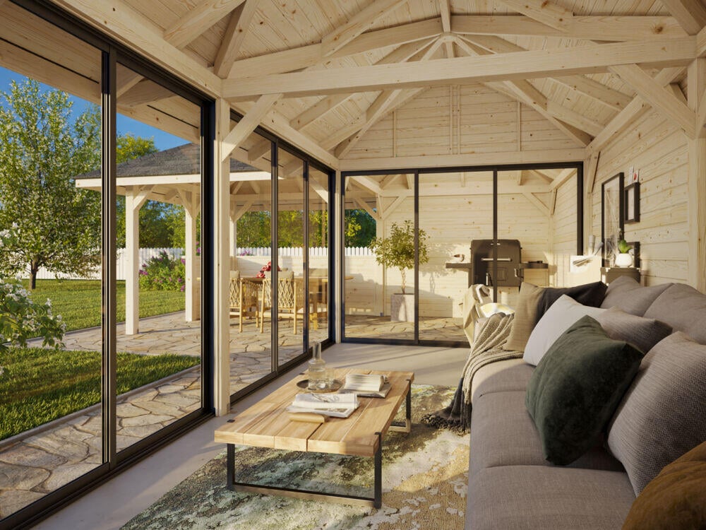 Palmako Bianca 220 hagestue 33.2 m²