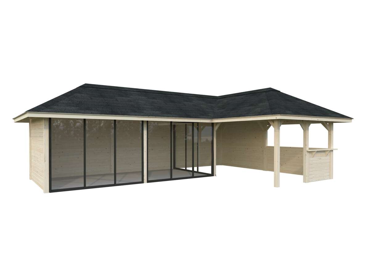 Palmako Bianca 220 hagestue 33.2 m²