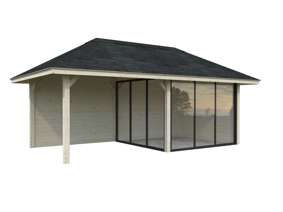Palmako Bianca 205 hagestue 16,6 m²