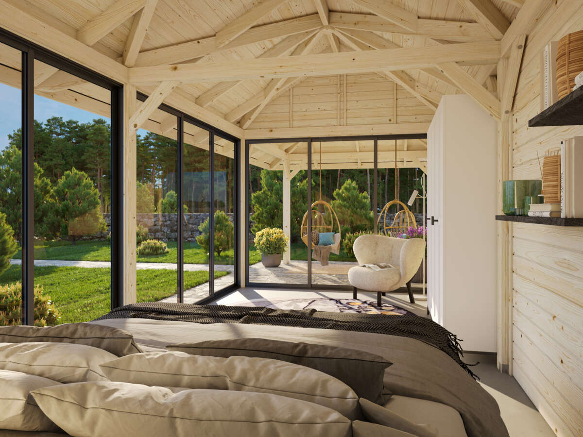 Palmako Bianca 217 hagestue 24,9 m²