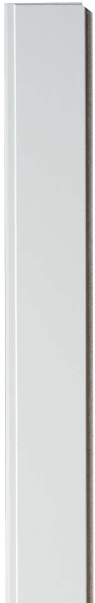 Huntonit 142x2420 panelbord skygge hvit